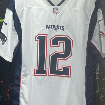 Tom Brady New England Patriots #12 White