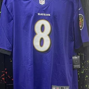 Lamar Jackson Baltimore Ravens #8 Purple