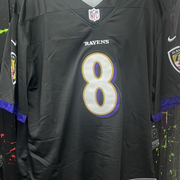 Lamar Jackson Baltimore Ravens #8 Black