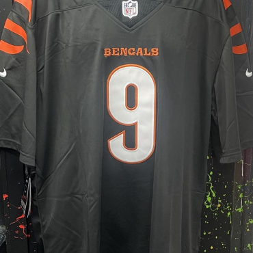 Joe Burrow Cincinnati Bengals #9 Black