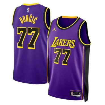Luka Doncic Los Angeles Lakers Swingman Jersey Hand Stitched