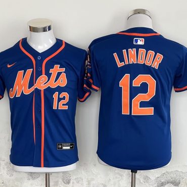 Francisco Lindor New York Mets Jersey Kids