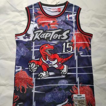 Vince Carter Toronto Raptors Hardwood Classics Hand Stitched Jersey