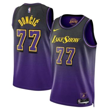 Luka Doncic Los Angeles Lakers Swingman Jersey Hand Stitched