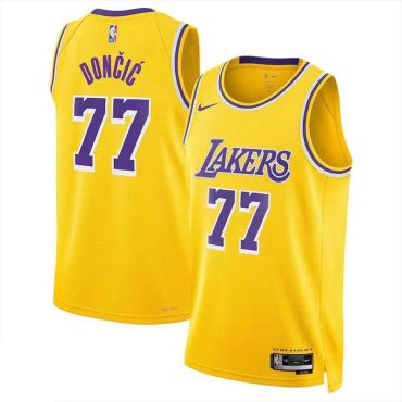 Luka Doncic Los Angeles Lakers Swingman Jersey Hand Stitched