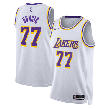 Luka Doncic Los Angeles Lakers Swingman Jersey Hand Stitched