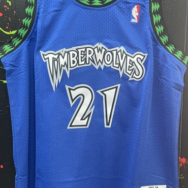 Kevin Garnett Minnesota Timberwolves #21 Mitchell and Ness Kids